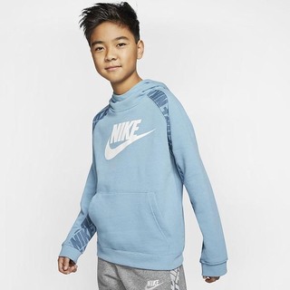 Hanorace Nike Sportswear French Terry Pullover Baieti Albi | QHBA-79648